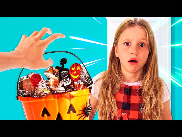 Nastya and her funny Halloween stories for kids