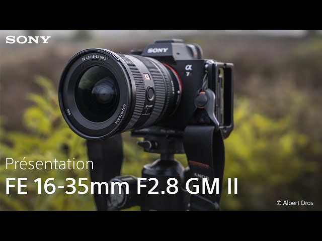 Nouvel objectif Sony FE 16 – 35 mm F2.8 GM II