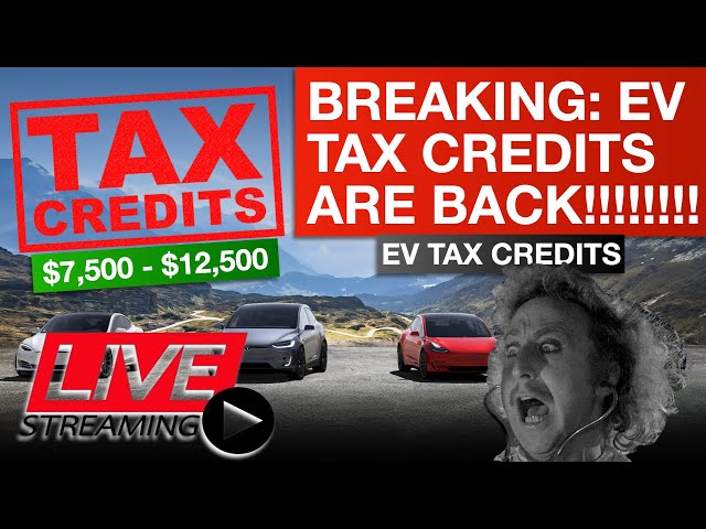 BREAKING LIVESTREAM: Climate Bill Agreed, Tax Credits Are Here?!?!?!?!