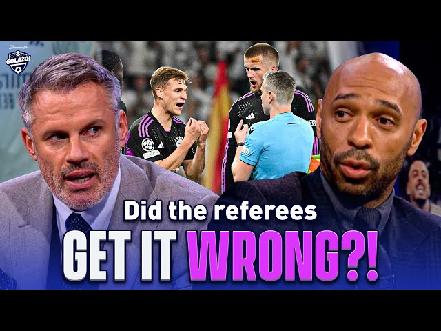 Thierry Henry & Carragher discuss Madrid-Bayern's controversial ending! 😳 | UCL Today | CBS Sports