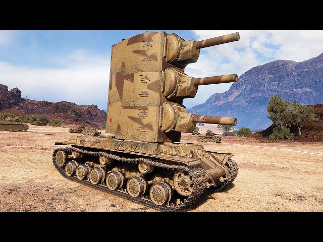 ONE SHOT, ONE KILL - KV-2 - World of Tanks Gameplay