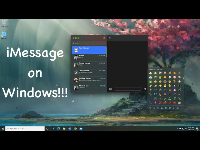 How to Get iMessage on Windows 10 PC Using Dell Mobile Connect - No Jailbreak No Mac Needed 2020
