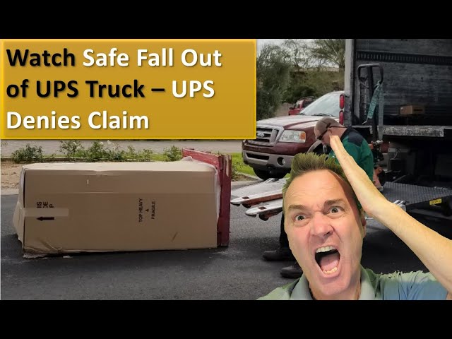 Safe Falls Out of UPS Truck - UPS Denies Claim