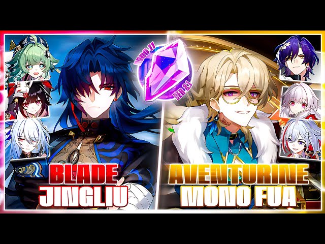 Blade X Jingliu & Aventurine Mono Follow Up Attack | Memory of Chaos 11 (Honkai Star Rail 2.1)