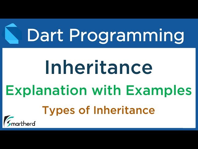 Dart INHERITANCE Explanation. Object Oriented Programming in Dart #9.2