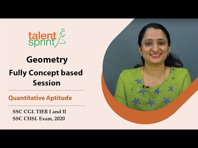 Geometry - 2 | Mathematics for SSC | SSC CGL Tier II Refresher | Quantitative Aptitude |TalentSprint