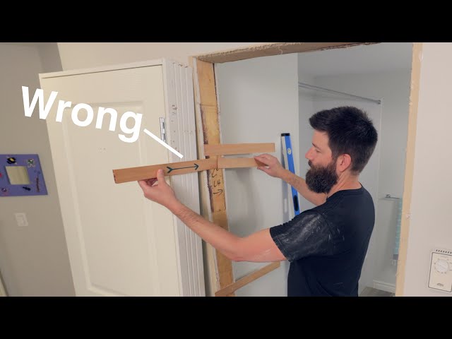 The Foolproof Door Hanging Method!