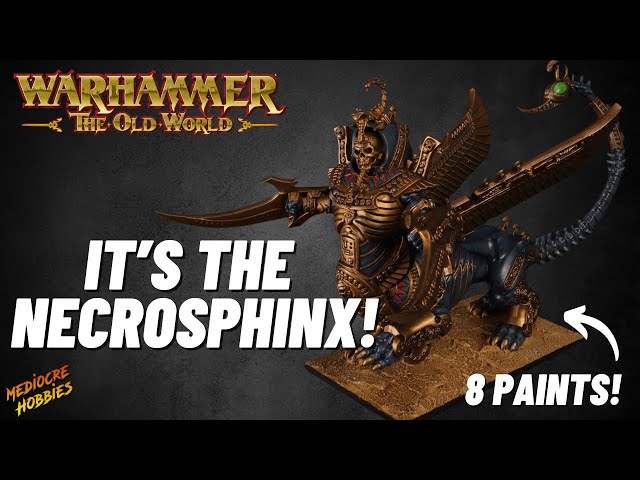 Quick and Easy Necrosphinx for The Tomb Kings of Khemri! #theoldworld