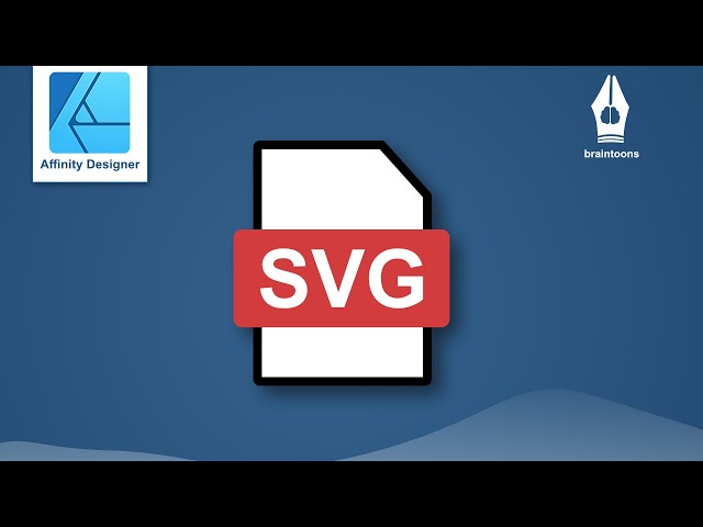 SVG Dateien in Affinity Designer bearbeiten [Deutsch]