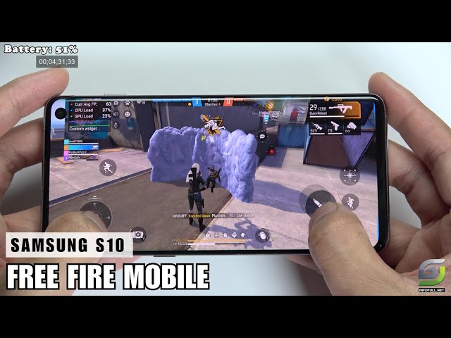 Samsung Galaxy S10 test game Free Fire | Snapdragon 855