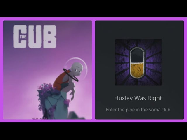 Huxley was Right Trophy Achievement in The Cub
