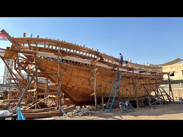 Handmade Wooden Boat Manufacturing in Large Scale | Amazing Manufacturing Process Large Boat