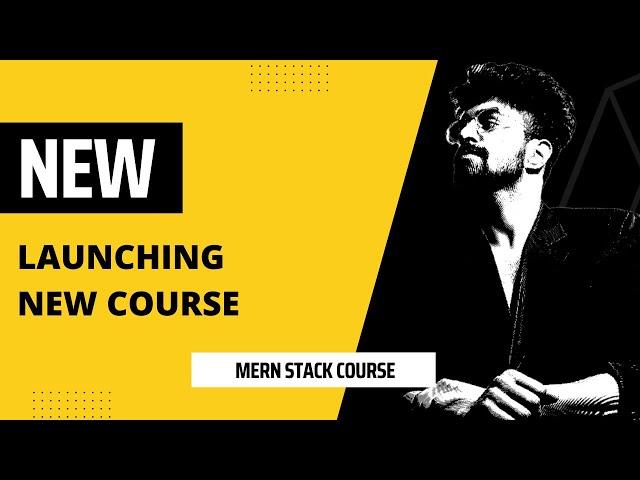 Launching New MERN Stack Course , MERN APP Demo, MERN Stack Supreme 🔥