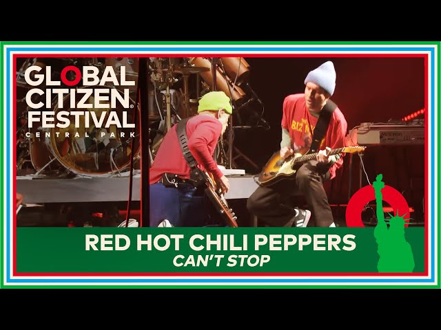 Red Hot Chili Peppers Perform ‘Can't Stop’ Live | Global Citizen Festival 2023