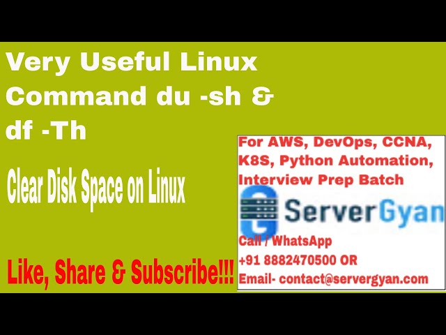 How to clear unwanted disk space | Linux Server Disk Capacity shows 100% full