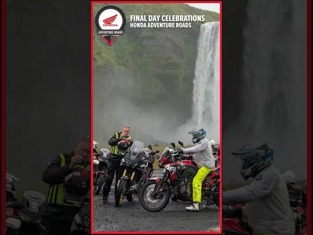 Celebrating 10 days adventure motorcycling across Iceland #africatwin #motorcycle