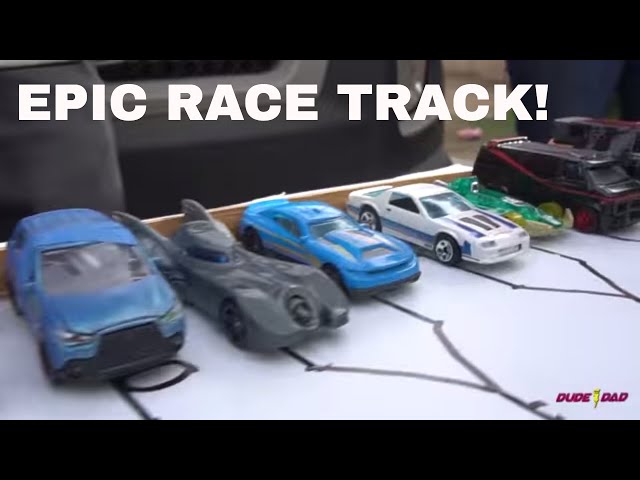 Epic Hot Wheels Backyard Racetrack!