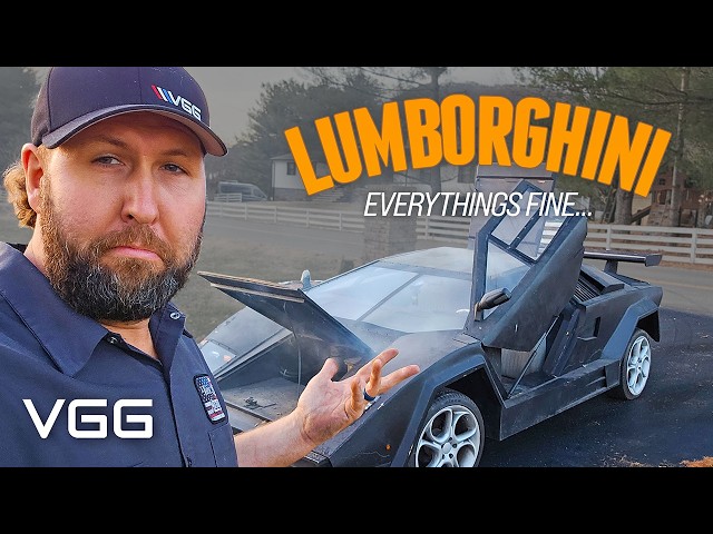 I Bought A LAMBORGHINI Made Of WOOD! Will It RUN AND DRIVE 300 Miles Home After Many Years?