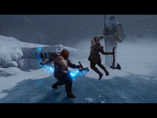 Kratos vs. Thor - Aggressive Combat with Animation Cancels (GMGOW) - God of War Ragnarok