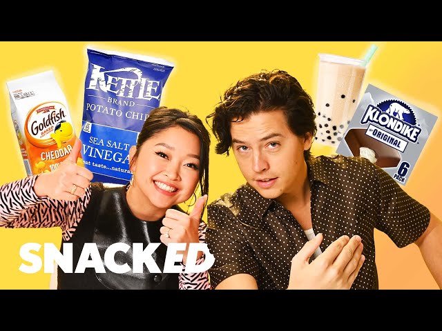 Lana Condor and Cole Sprouse Break Down Their Favorite Snacks | Snacked