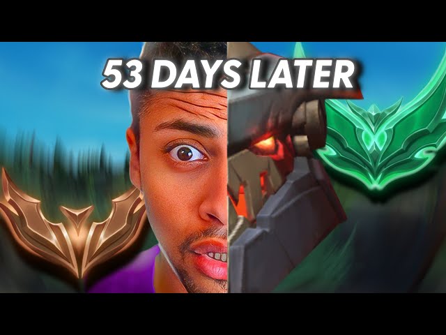 From Bronze To Emerald in 53 Days (League Of Legends)