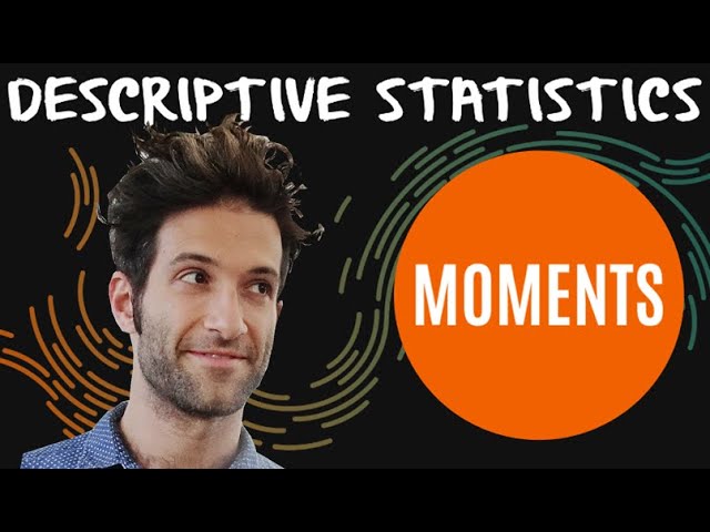 What are "moments" in statistics? An intuitive video!