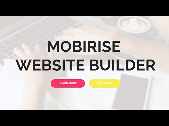 Mobirise Web Design Software | New 4 Version!