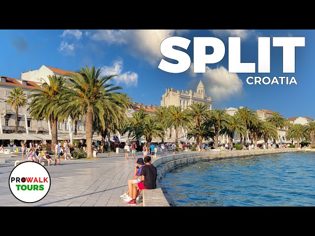 Split, Croatia Walking Tour - 4K 60fps with Captions