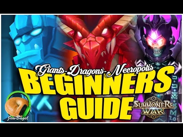 SUMMONERS WAR : Beginners Guide to Dungeons (Giants, Dragons, Necropolis) B10