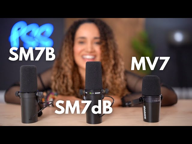 I Tested These Popular Podcasting Microphones (Shure SM7dB vs SM7B vs MV7 Review)