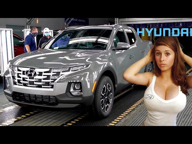 Hyundai Santa Cruz ASSEMBLY 2024: USA factory tour – Manufacturing car step by step➕Making of