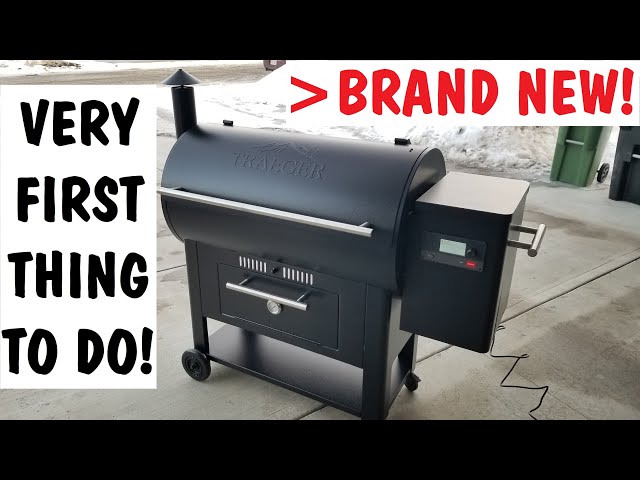 Seasoning your Grill - INITIAL FIRING for TRAEGER Grills