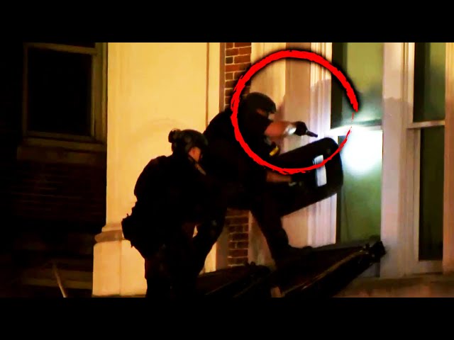 Cop’s Gun Fired During Columbia University Raid