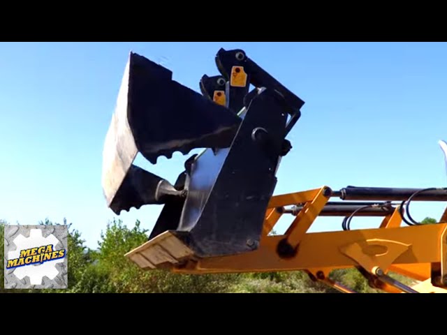 🚜 LEARN ABOUT MEGA MACHINES | Big Digger Claw | Mega Machines Cars for kids | cars, trucks, digger