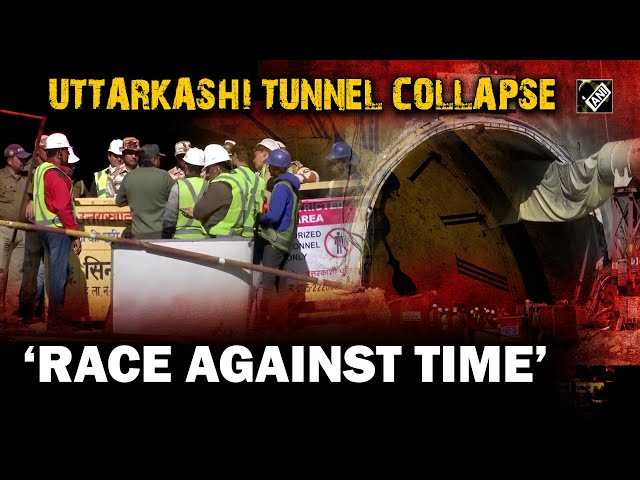 Uttarkashi tunnel rescue ops Day 6 | Heavy auger drilling machines in action to save 40 workers