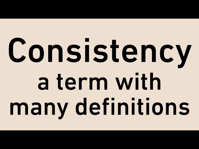 Consistency, the C of ACID | Software Engineering Dictionary