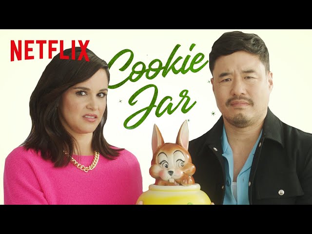 Randall Park and Melissa Fumero Answer to a Nosy Cookie Jar | Blockbuster | Netflix