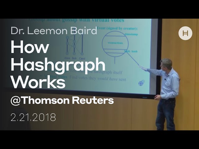 How Hashgraph Works - Dr. Leemon Baird at Thomson Reuters