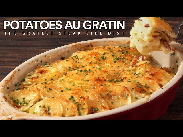 Potatoes Au Gratin, Perfect for STEAK!