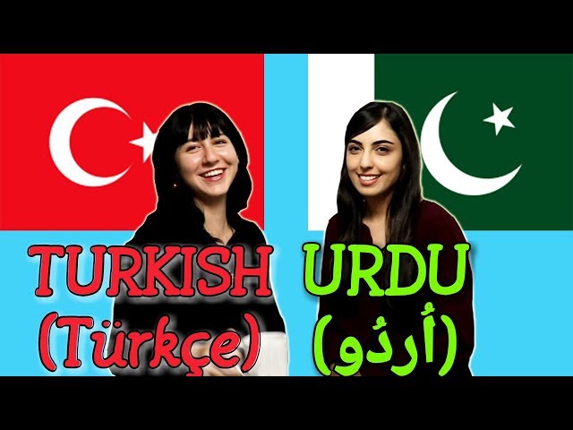 Similarities Between Turkish and Urdu