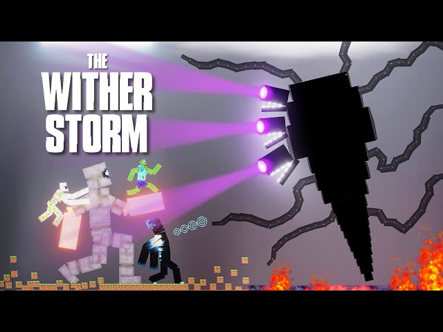 The Wither Storm vs Minecraft Bosses
