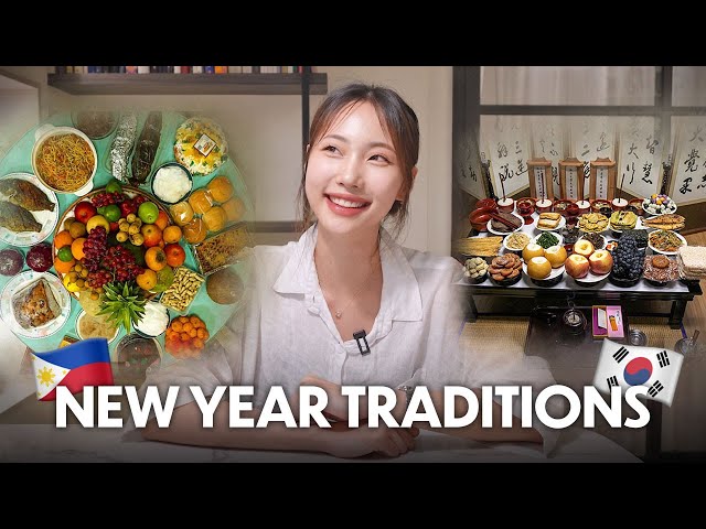 New Year in the Philippines Hits Different 🎊 | Filipino and Korean New Year Traditions
