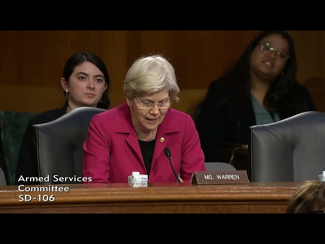 At Hearing, Warren Secures Special Operations Commander's Commitment to Address Blast Overpressure