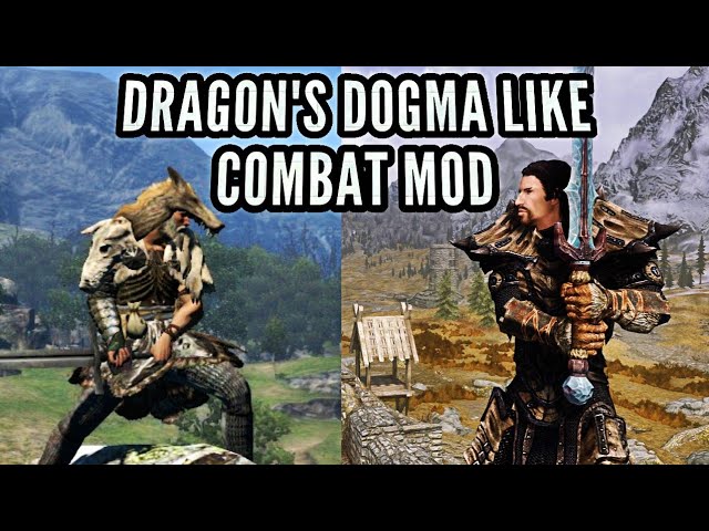 Skyrim's Combat Just Got a Lot More IMPACTFUL | Dragon's Dogma Like Combat Mod