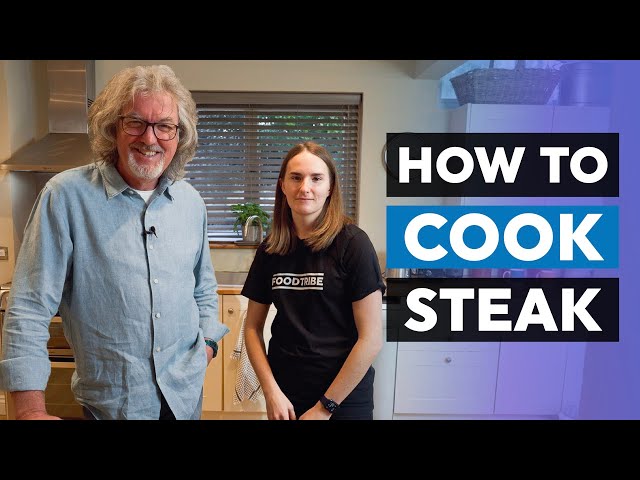 Attempting to cook the perfect steak with James May