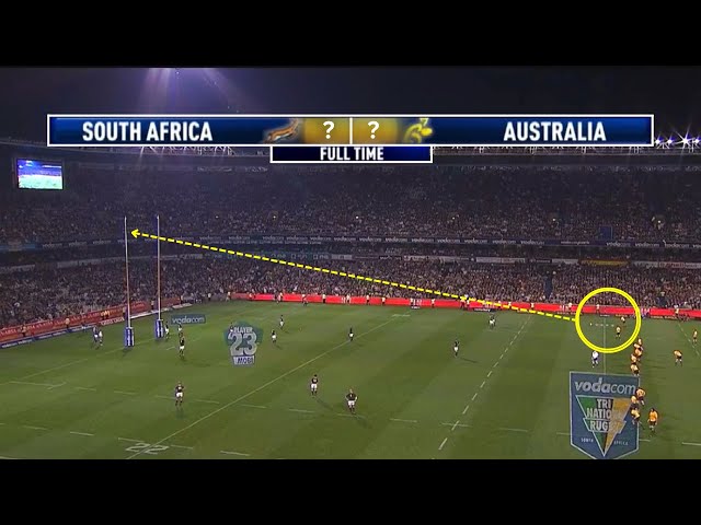 The most clutch rugby match of all time - South Africa vs Australia 2010