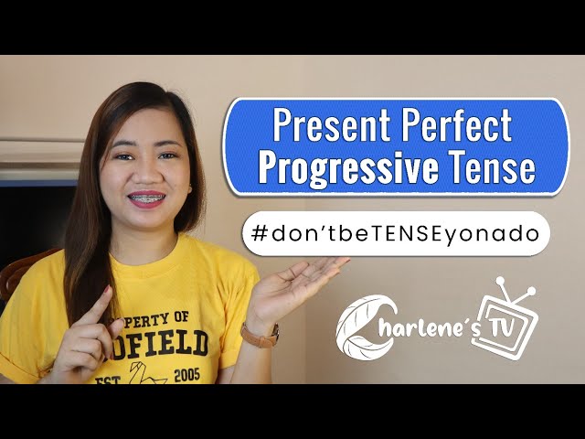Present Progressive/Continuous  Tense| Charlene's TV