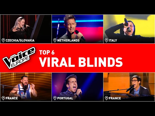 The MOST VIEWED VIRAL Blind Auditions on The Voice! | TOP 6