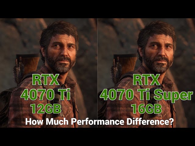 Nvidia RTX 4070 Ti vs RTX 4070 Ti Super | 20 Games Tested | How Much Performance Difference?