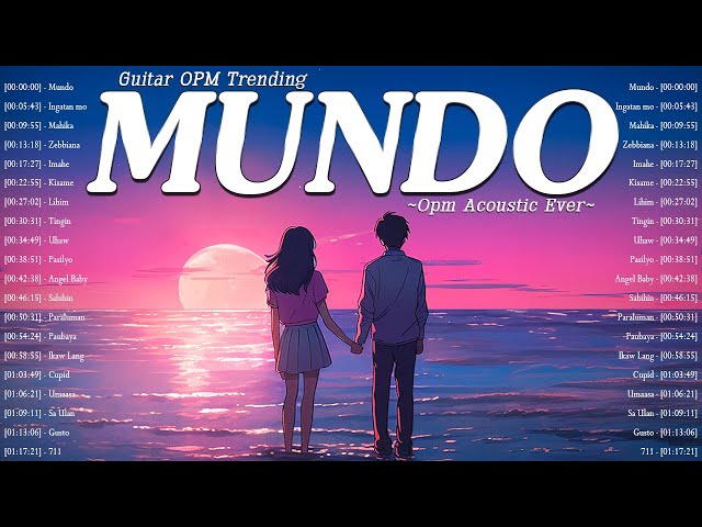 Mundo, Ingatan mo 🎧 Top Hits OPM Acoustic Song With Lyrics 2024 🎧Top Viral Tagalog Songs Playlist